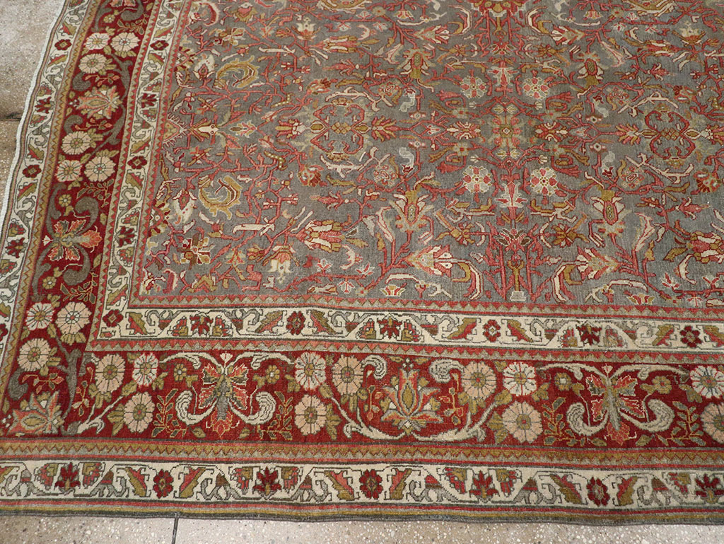 Antique Persian Bidjar Room Size Carpet, No.31645 - Gsblank