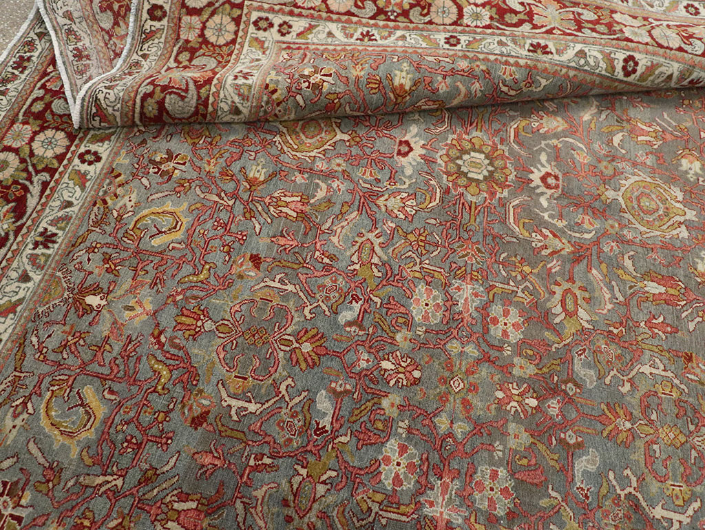 Antique Persian Bidjar Room Size Carpet, No.31645 - Gsblank