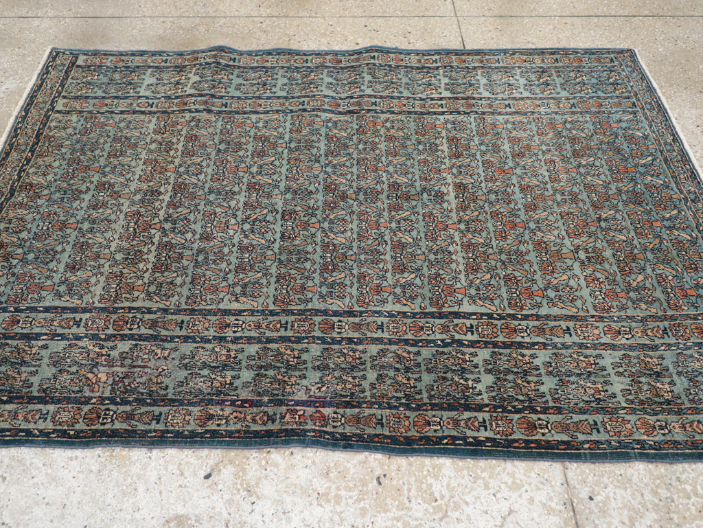 Antique Persian Pictorial Dorokhsh Rug, No.31646 - Gsblank