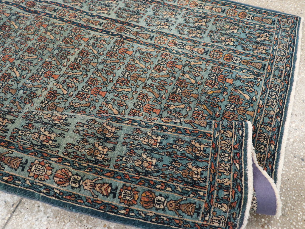 Antique Persian Pictorial Dorokhsh Rug, No.31646 - Gsblank