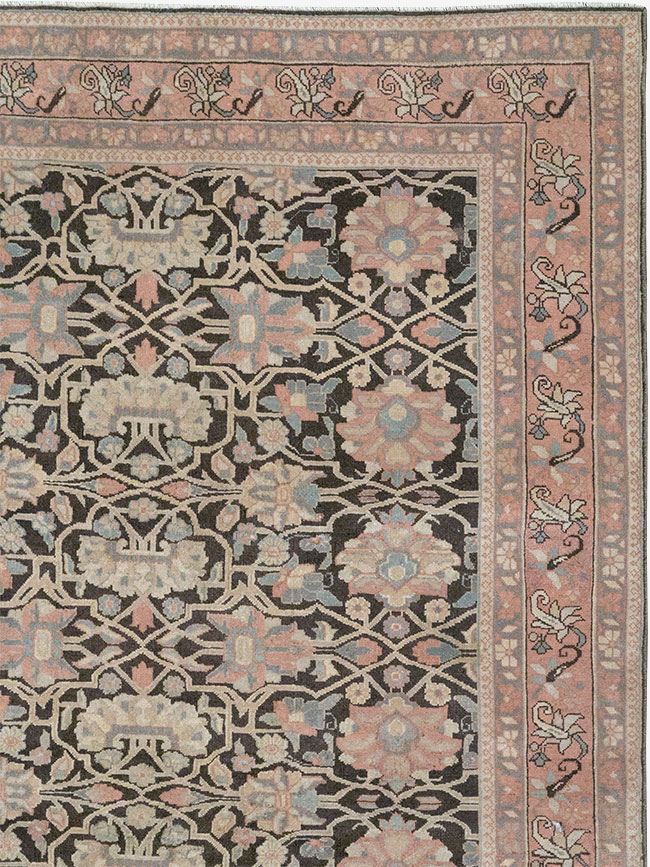 Vintage Persian Bidjar Room Size Carpet, No.31650 - Gsblank