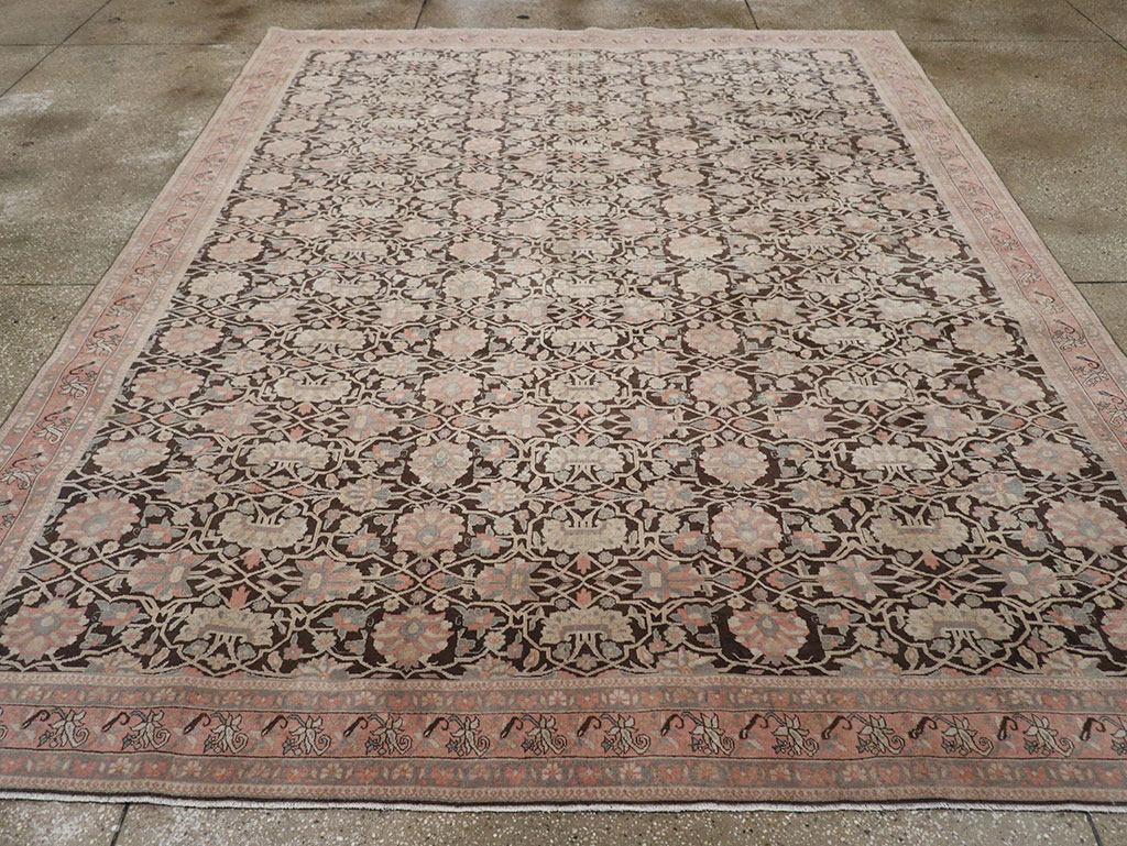 Vintage Persian Bidjar Room Size Carpet, No.31650 - Gsblank