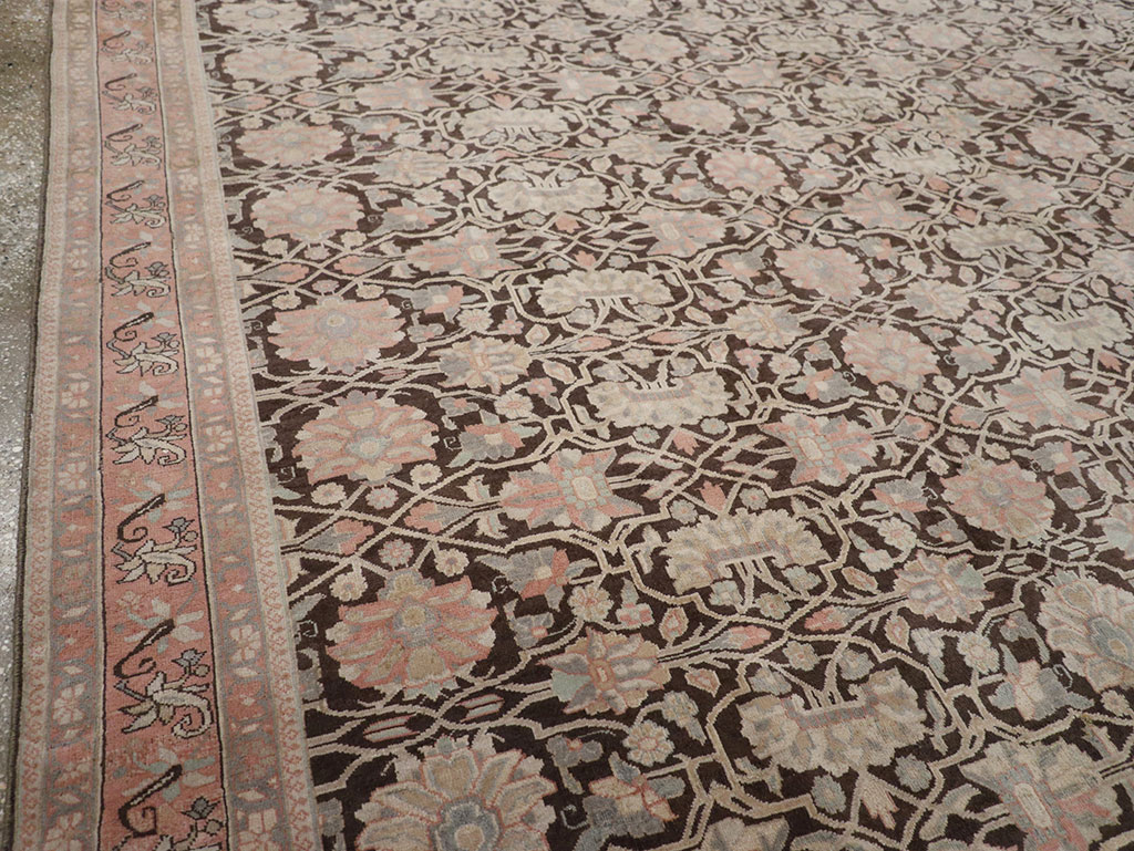 Vintage Persian Bidjar Room Size Carpet, No.31650 - Gsblank