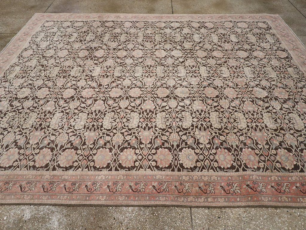 Vintage Persian Bidjar Room Size Carpet, No.31650 - Gsblank