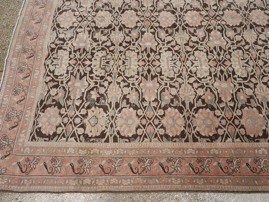 Vintage Persian Bidjar Room Size Carpet, No.31650 - Gsblank