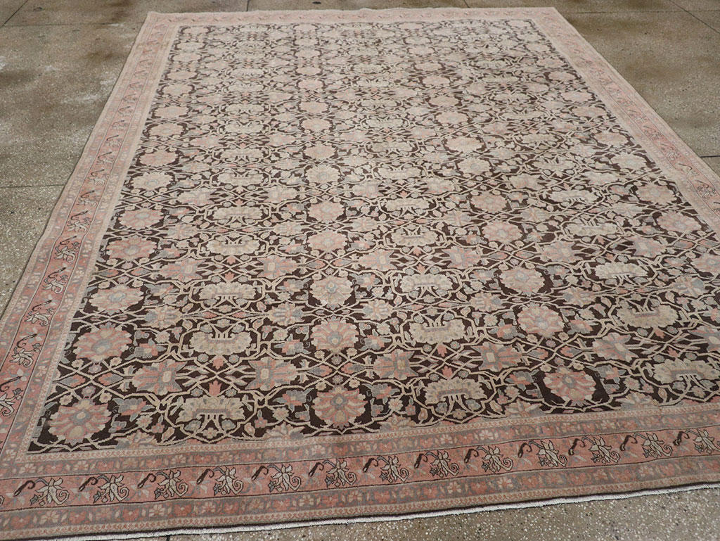 Vintage Persian Bidjar Room Size Carpet, No.31650 - Gsblank