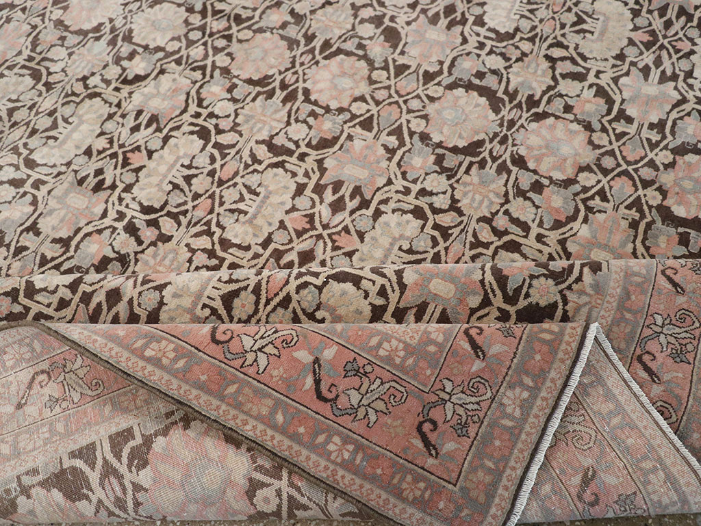 Vintage Persian Bidjar Room Size Carpet, No.31650 - Gsblank