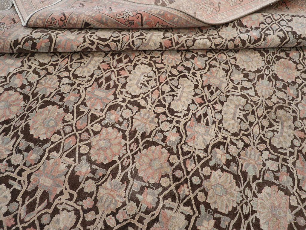 Vintage Persian Bidjar Room Size Carpet, No.31650 - Gsblank