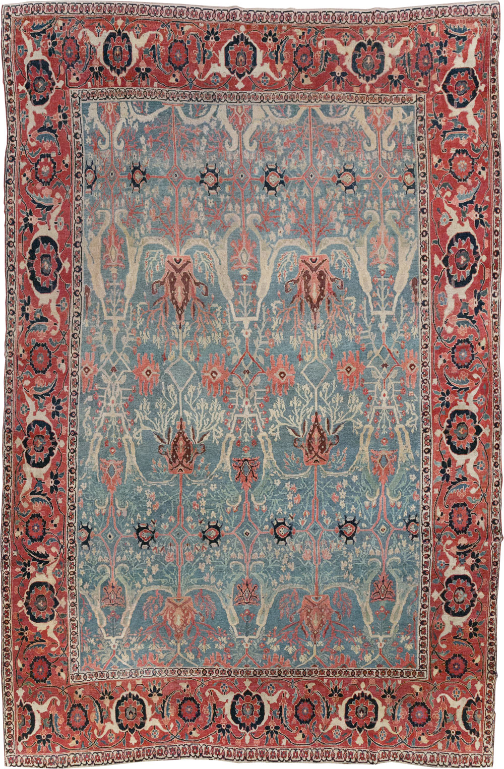 Antique Persian Bidjar Room Size Carpet, No.31651 - Gsblank