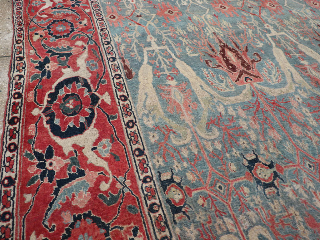 Antique Persian Bidjar Room Size Carpet, No.31651 - Gsblank