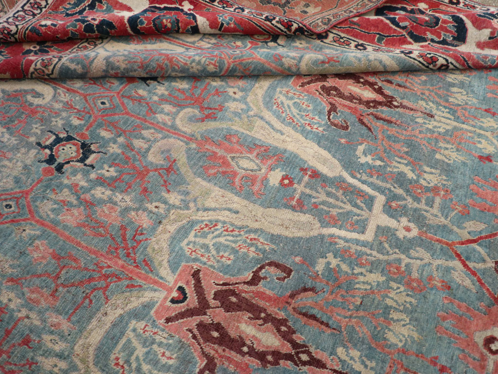 Antique Persian Bidjar Room Size Carpet, No.31651 - Gsblank