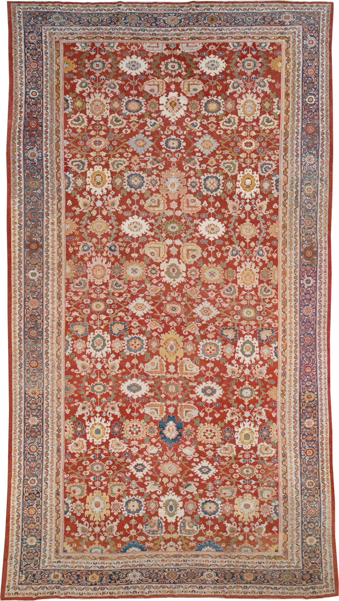 Antique Persian Mahal Oversize Carpet, No.31659 - Gsblank