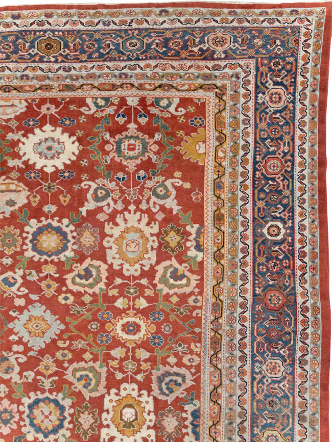 Antique Persian Mahal Oversize Carpet, No.31659 - Gsblank