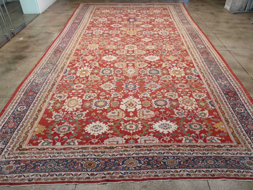 Antique Persian Mahal Oversize Carpet, No.31659 - Gsblank