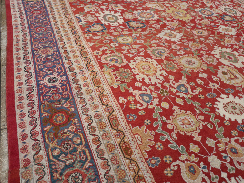 Antique Persian Mahal Oversize Carpet, No.31659 - Gsblank