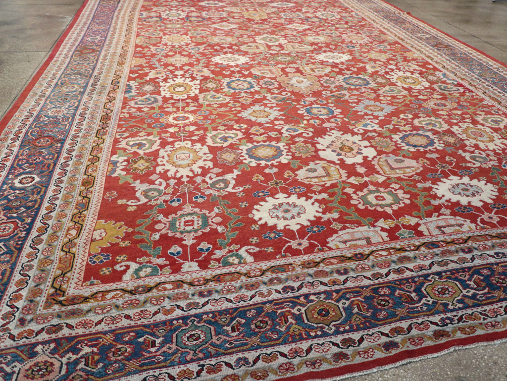 Antique Persian Mahal Oversize Carpet, No.31659 - Gsblank