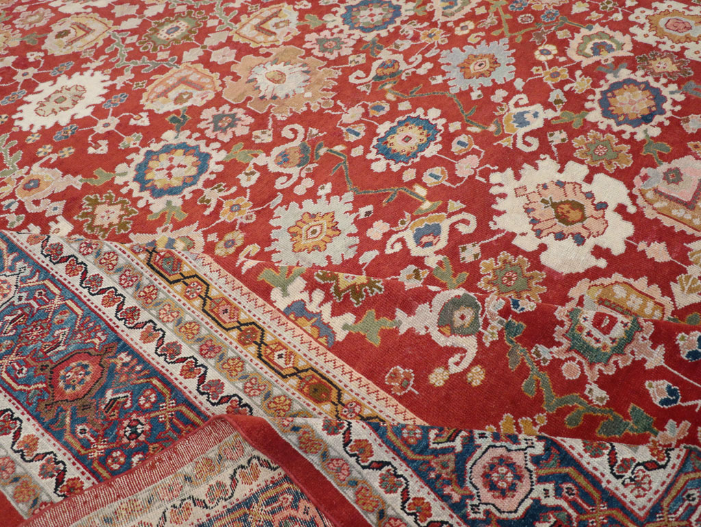 Antique Persian Mahal Oversize Carpet, No.31659 - Gsblank