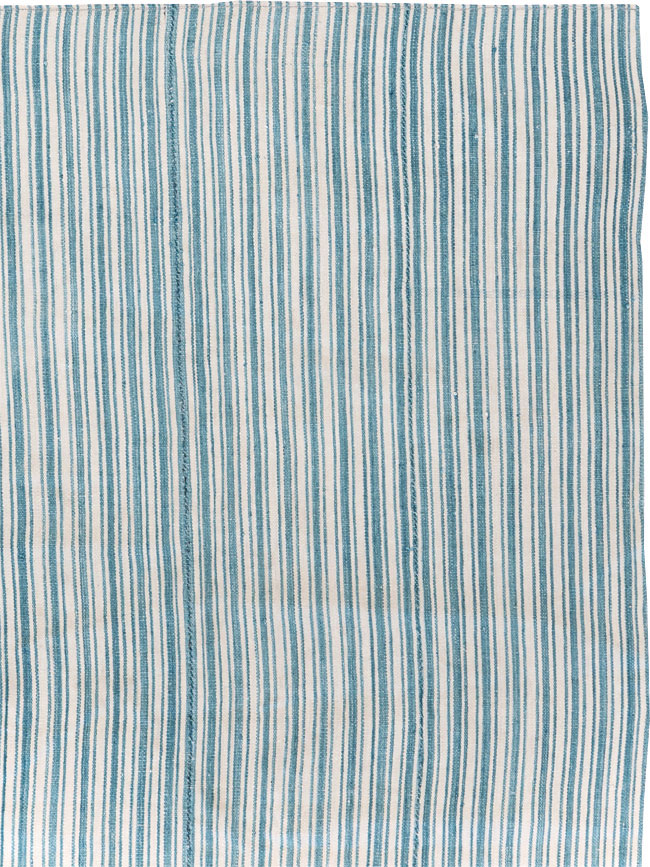 Vintage Turkish Flatweave Throw Rug, No.31662 - Gsblank