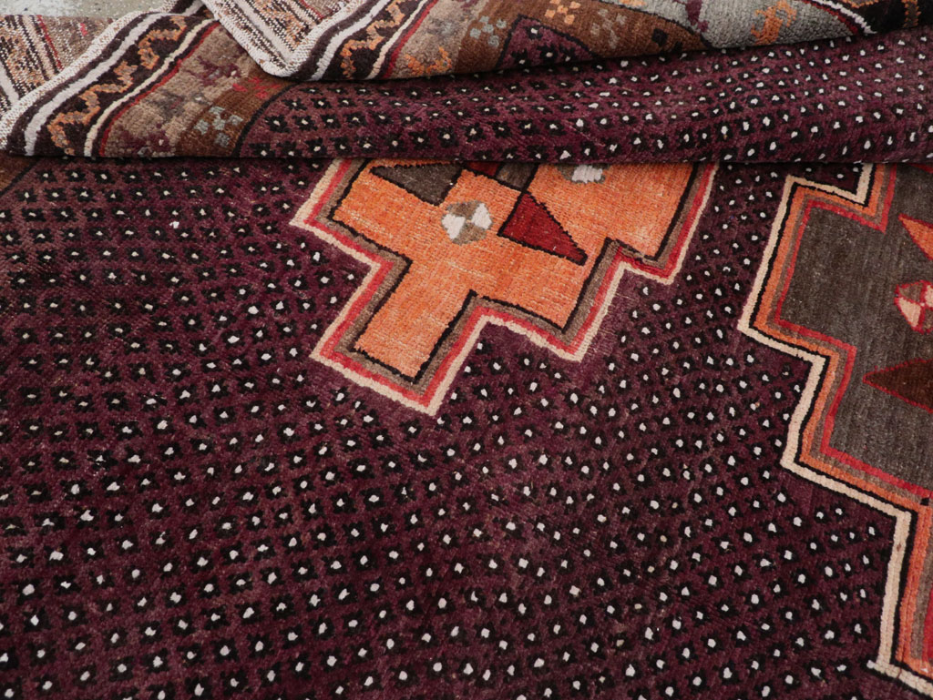 Vintage Turkish Anatolian Tribal Small Room Size Carpet, No.31666 - Gsblank