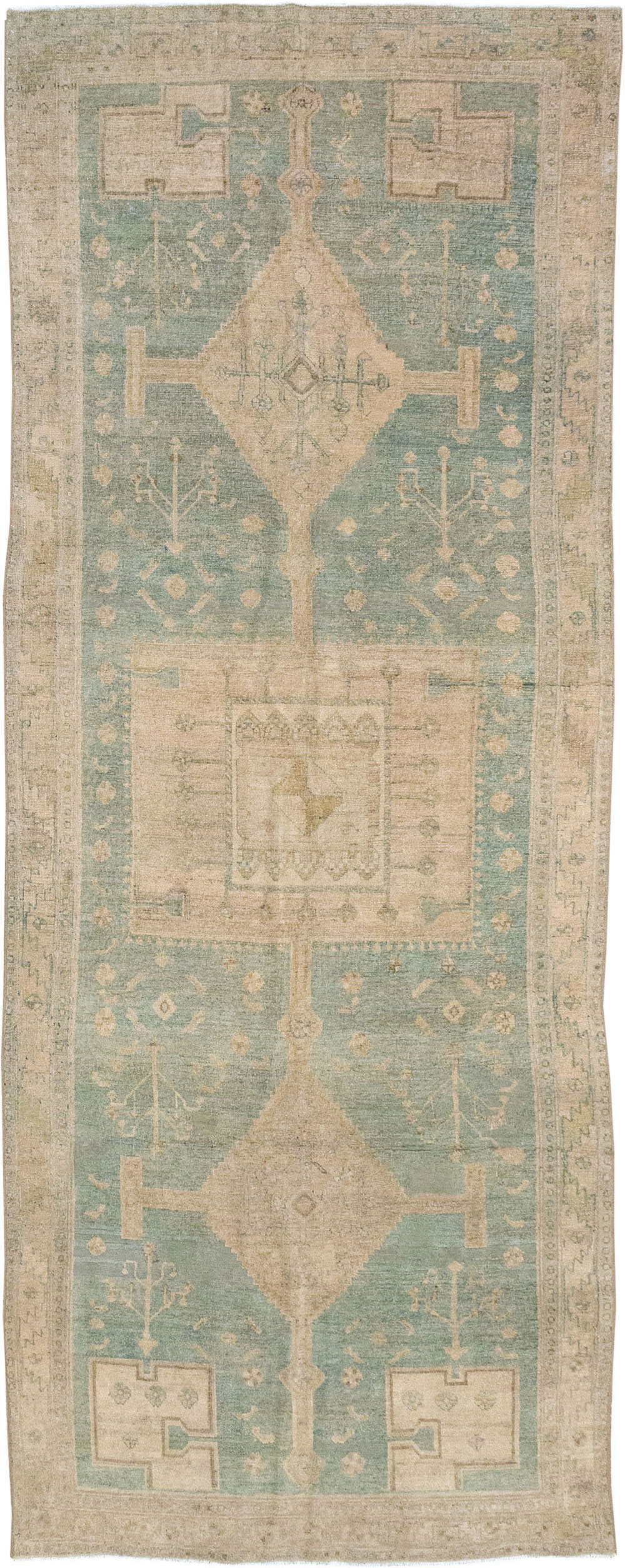 Antique Persian Bidjar Runner, No.31670 - Gsblank