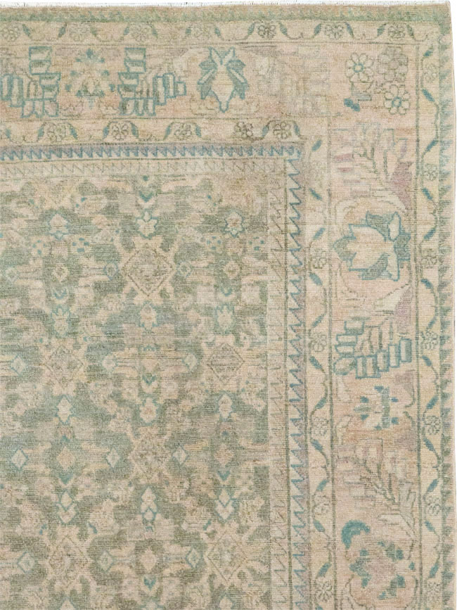 Antique Persian Malayer Small Room Size Carpet, No.31672 - Gsblank