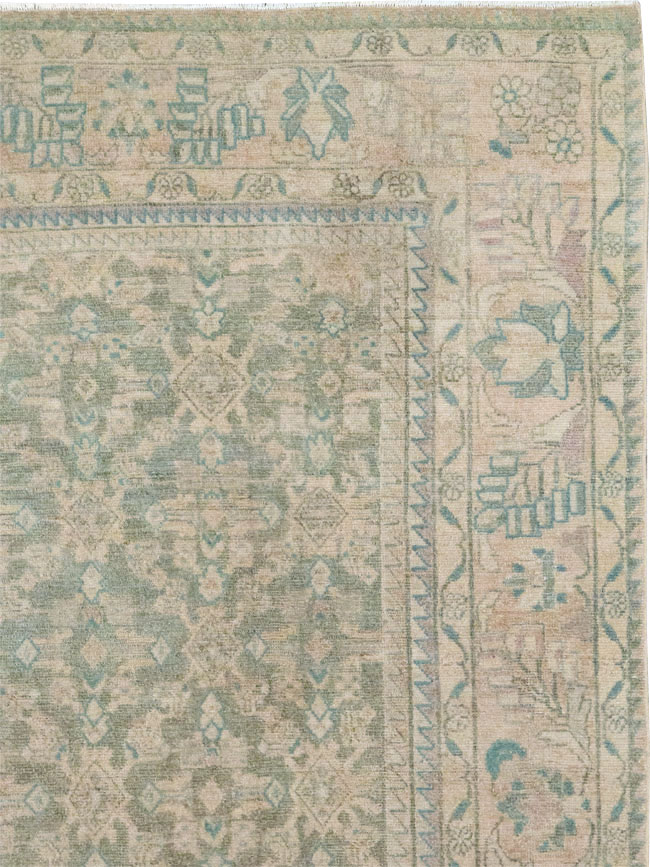 Antique Persian Malayer Small Room Size Carpet, No.31672 - Gsblank