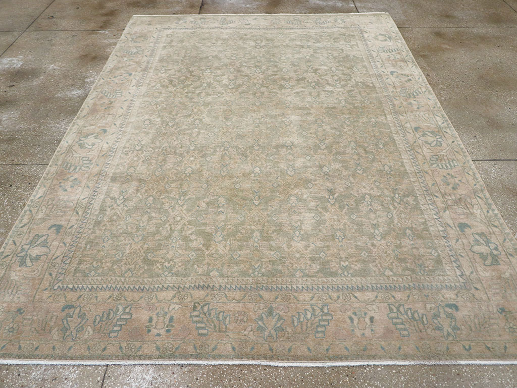 Antique Persian Malayer Small Room Size Carpet, No.31672 - Gsblank