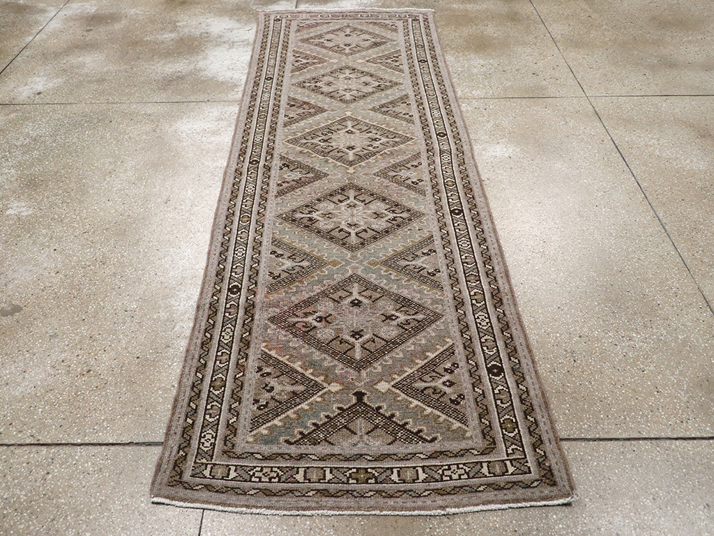 Vintage Persian Malayer Runner, No.31673 - Gsblank