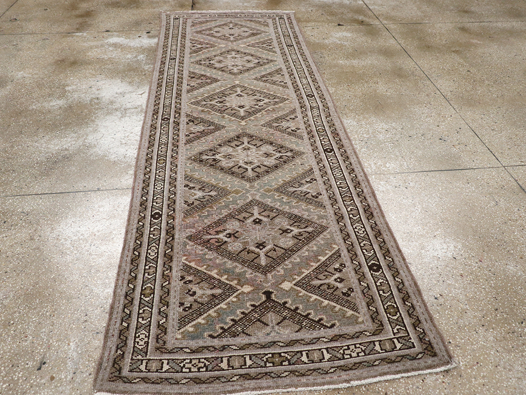 Vintage Persian Malayer Runner, No.31673 - Gsblank