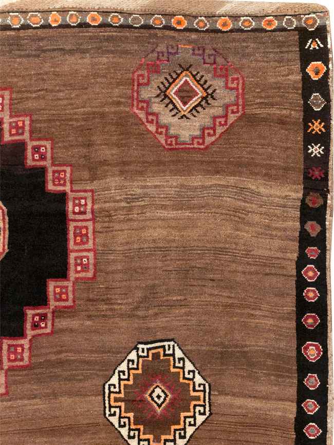 Vintage Turkish Anatolian Tribal Square Room Size Carpet, No.31677 - Gsblank