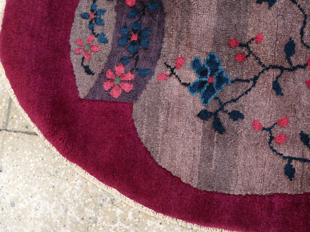 Vintage Chinese Deco Rug, No.31679 - Gsblank
