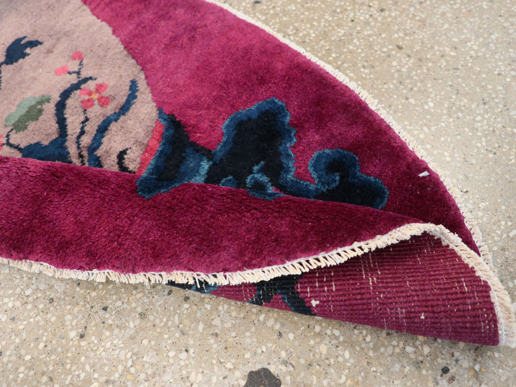 Vintage Chinese Deco Rug, No.31679 - Gsblank