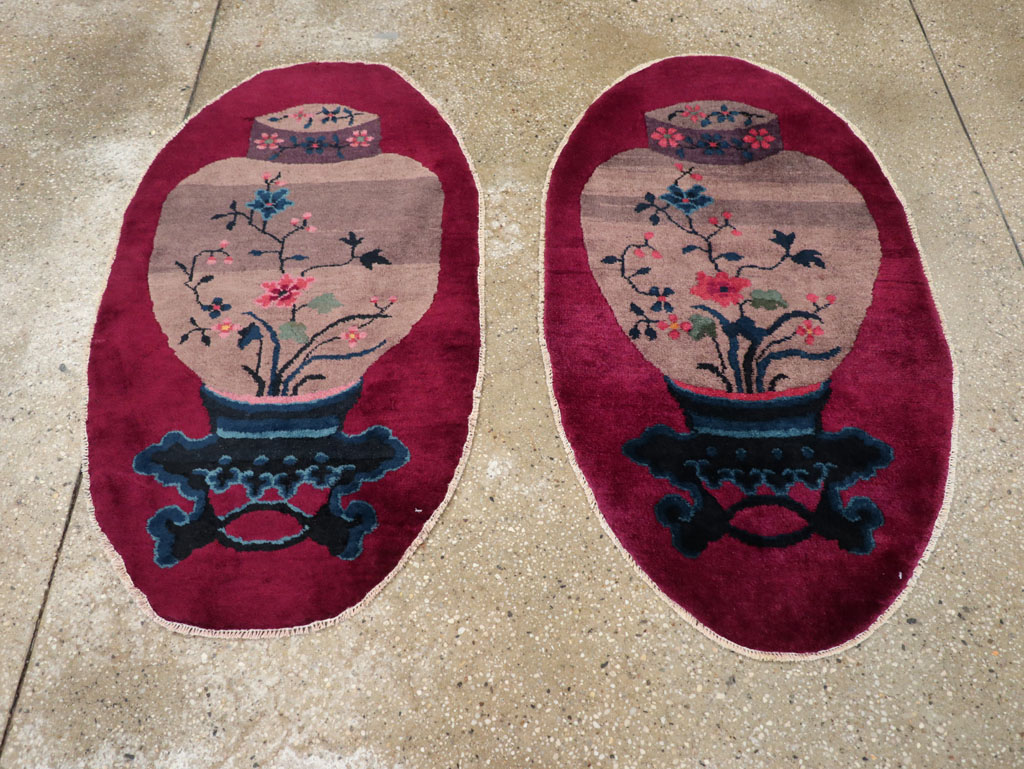 Vintage Chinese Deco Rug, No.31679 - Gsblank
