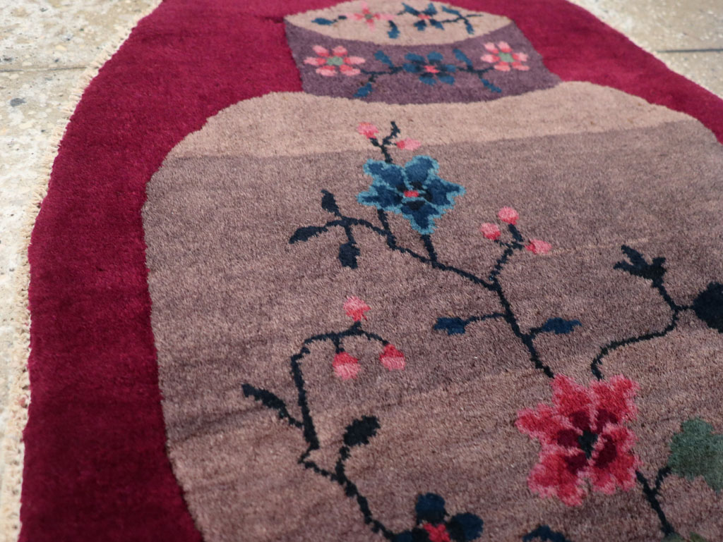 Vintage Chinese Deco Rug, No.31682 - Gsblank
