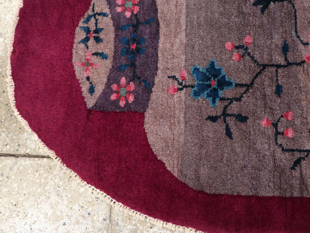 Vintage Chinese Deco Rug, No.31682 - Gsblank