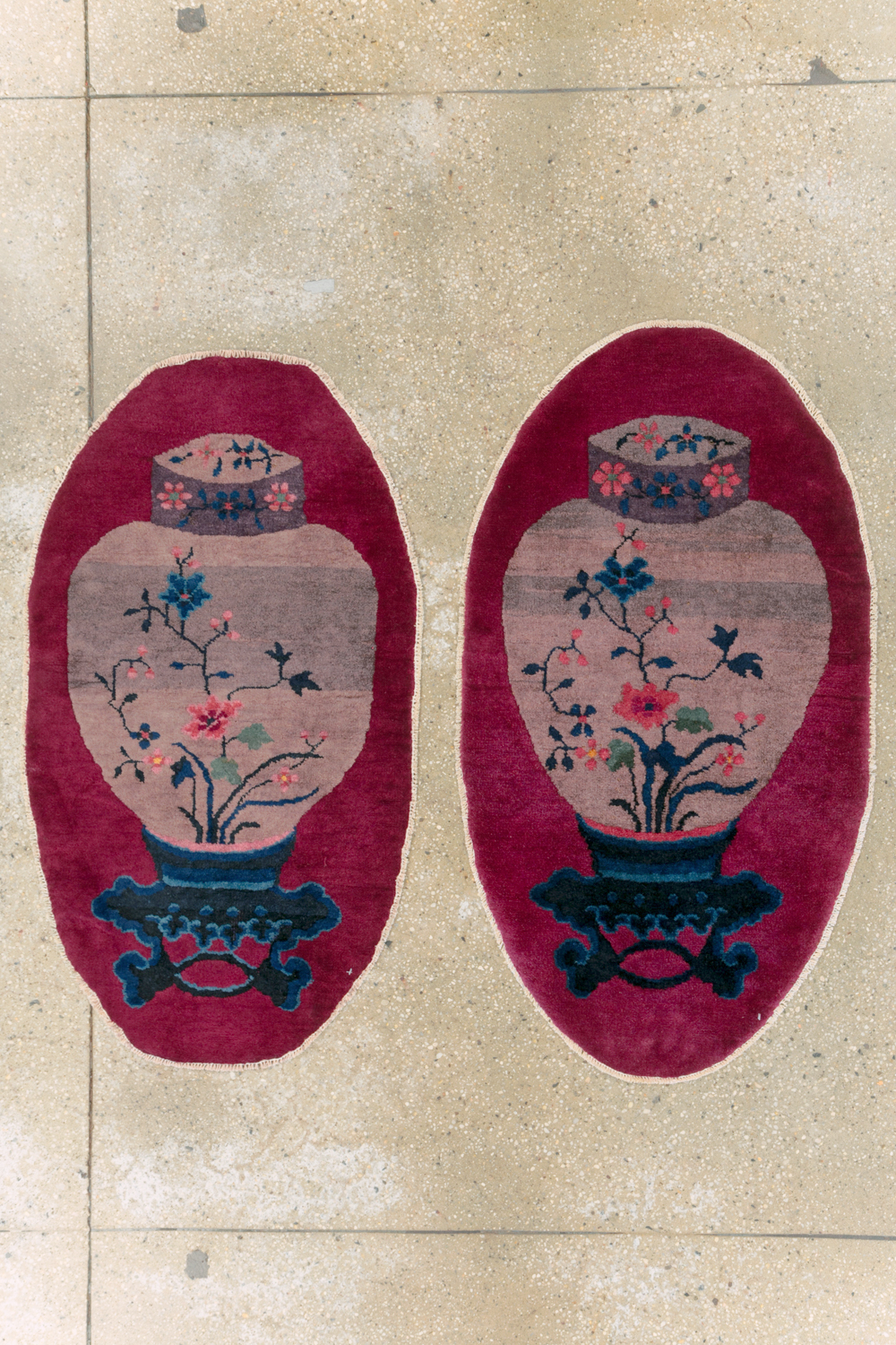 Vintage Chinese Deco Rug, No.31682 - Gsblank