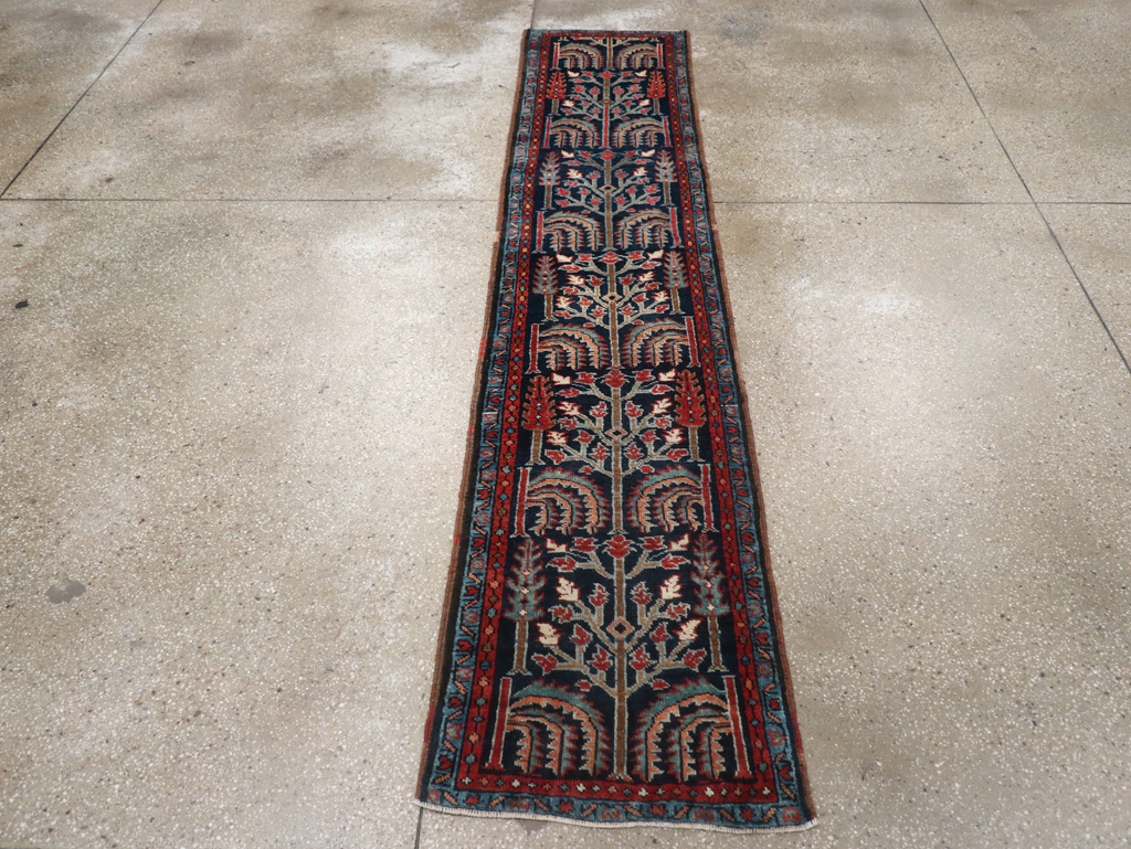 Antique Persian Heriz Runner, No.31684 - Gsblank