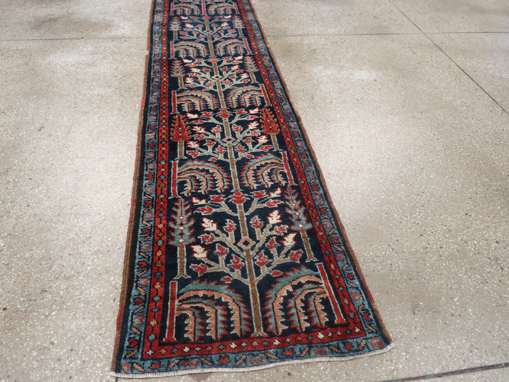 Antique Persian Heriz Runner, No.31684 - Gsblank