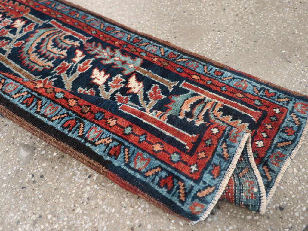 Antique Persian Heriz Runner, No.31684 - Gsblank