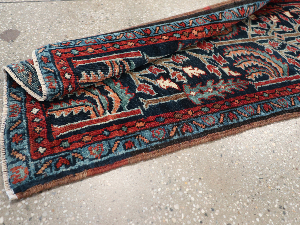 Antique Persian Heriz Runner, No.31684 - Gsblank