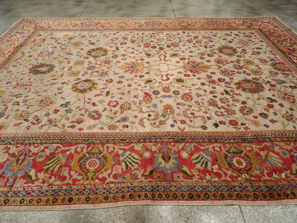 Antique Persian Mahal Large Room Size Carpet, No.31687 - Gsblank