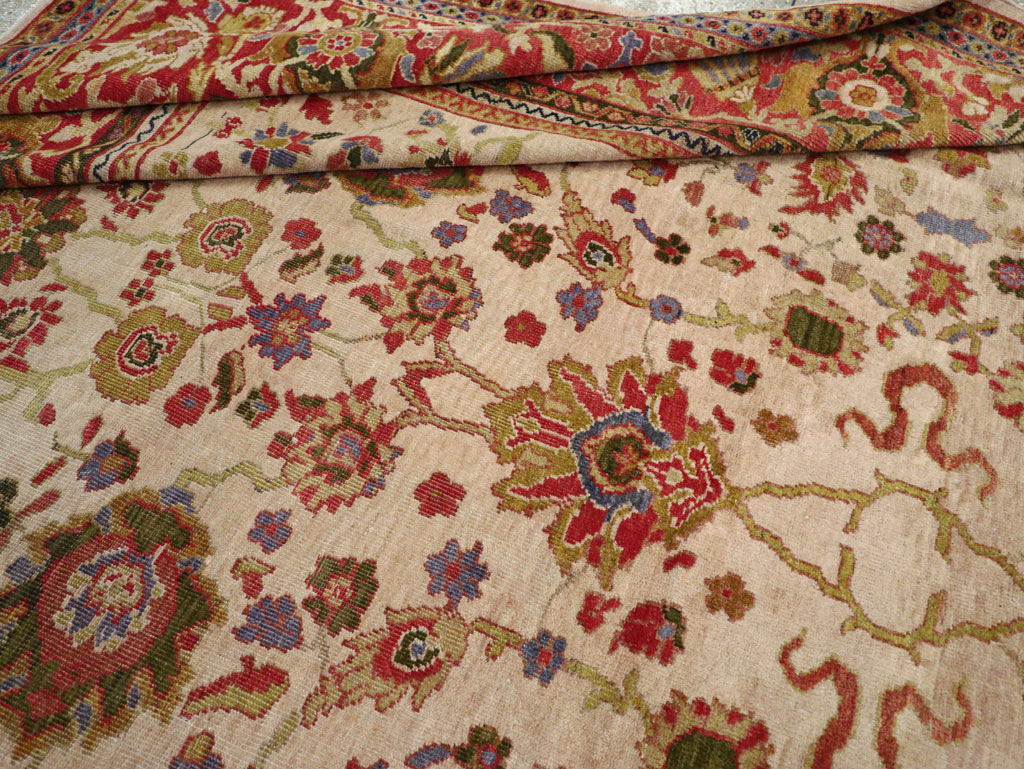 Antique Persian Mahal Large Room Size Carpet, No.31687 - Gsblank