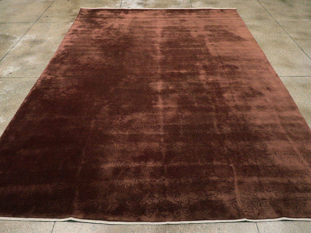 Vintage Chinese Art Deco Room Size Carpet, No.31691 - Gsblank