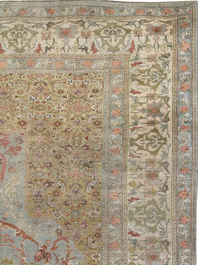 Antique Persian Bidjar Room Size Carpet, No.31694 - Gsblank