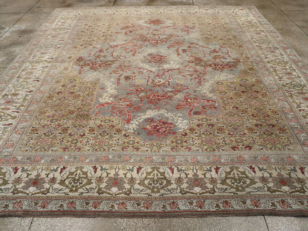 Antique Persian Bidjar Room Size Carpet, No.31694 - Gsblank