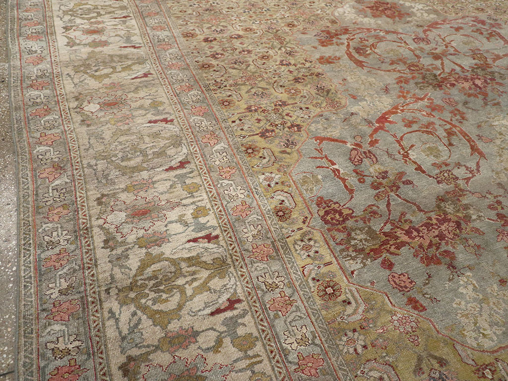 Antique Persian Bidjar Room Size Carpet, No.31694 - Gsblank