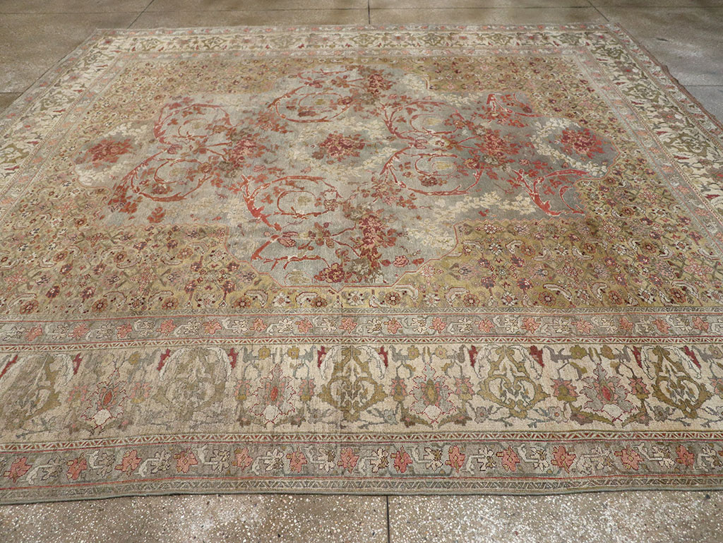 Antique Persian Bidjar Room Size Carpet, No.31694 - Gsblank