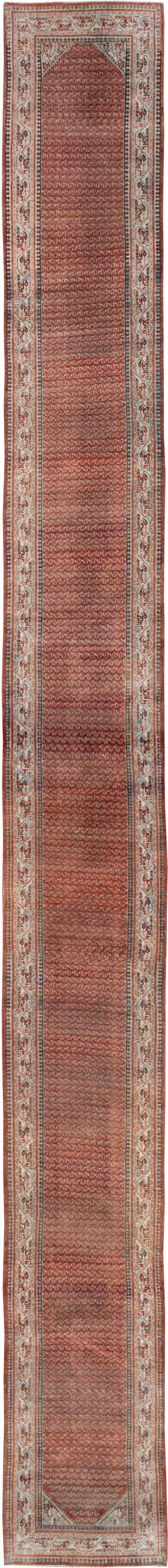 Antique Persian Seraband Long Runner, No.31696 - Gsblank
