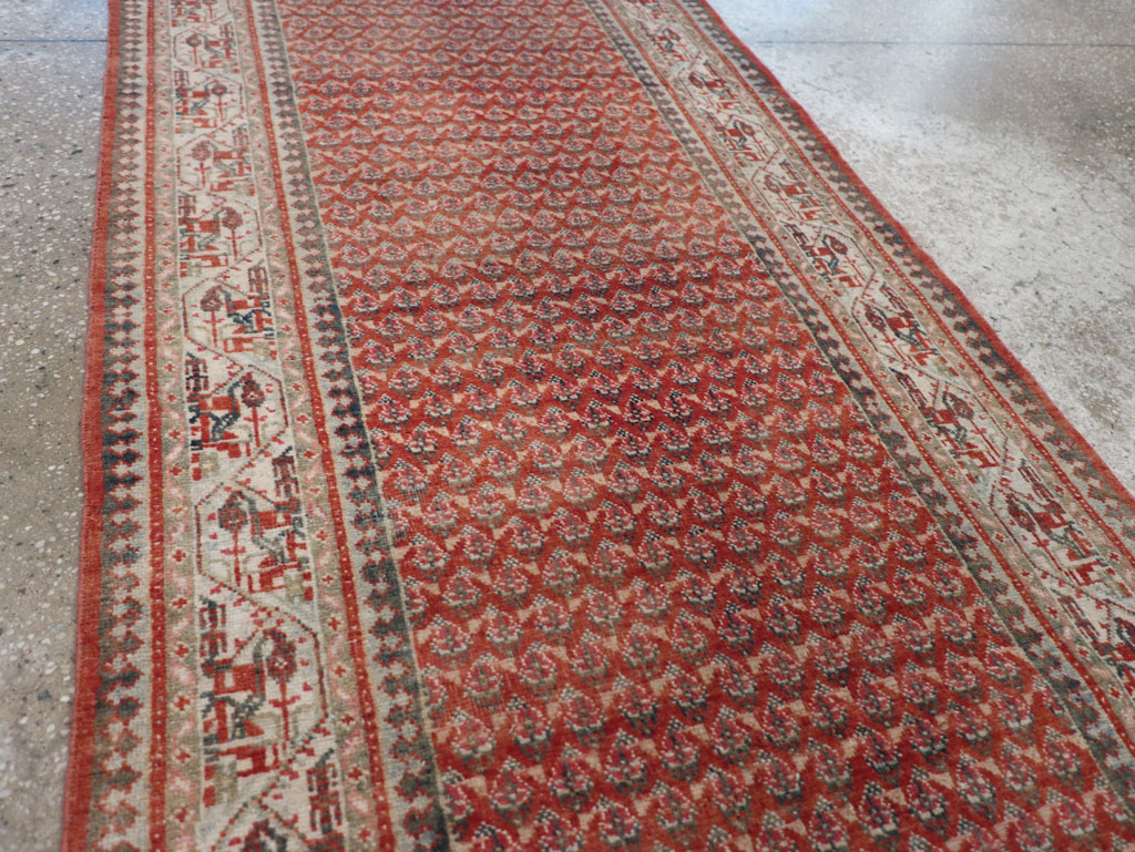 Antique Persian Seraband Long Runner, No.31696 - Gsblank