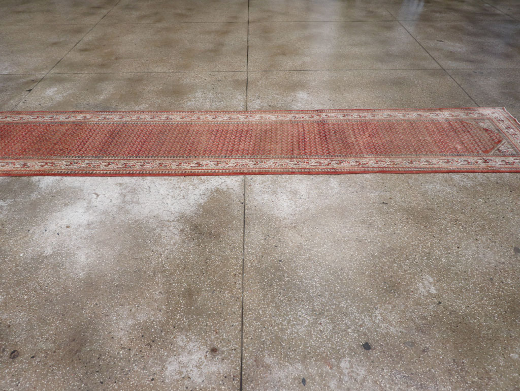 Antique Persian Seraband Long Runner, No.31696 - Gsblank